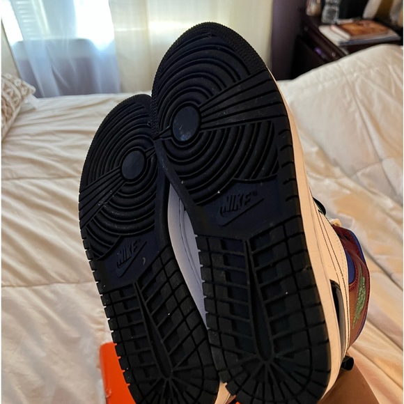 WOMEN'S NIKE AIR JORDAN PATENT LEATHER HI TOPS!! NO BOX. - Picture 4 of 8